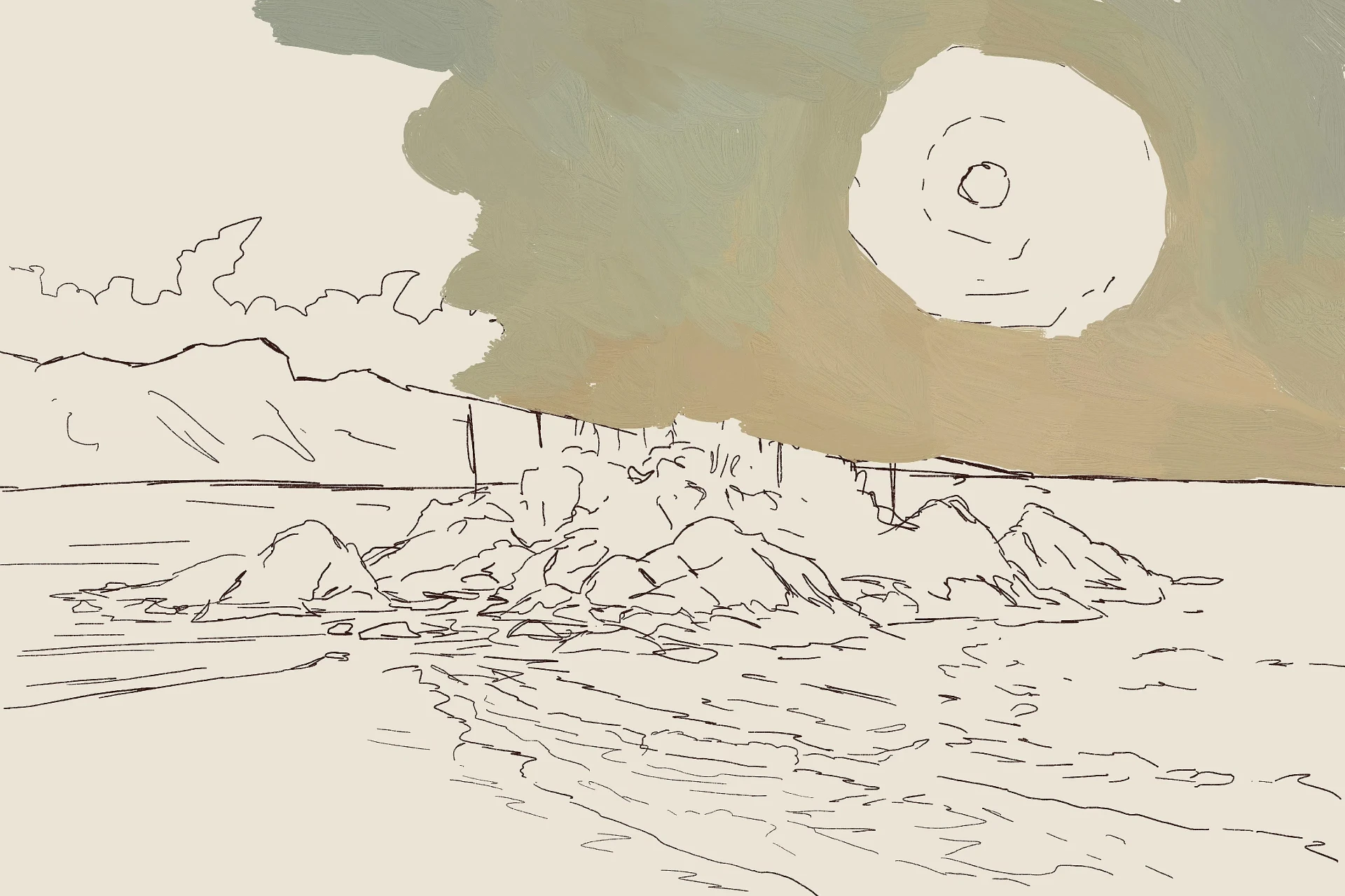 dessiner la couleur d’une île