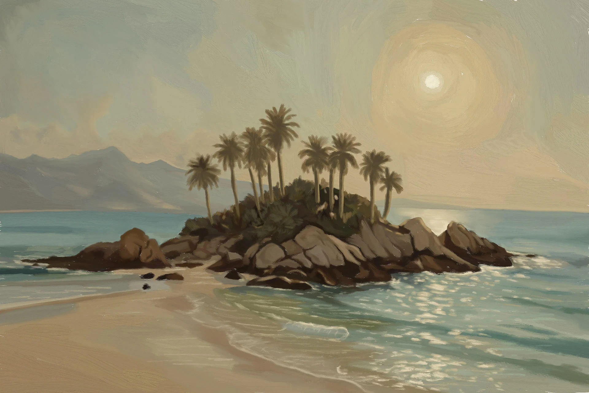 dessiner les détails d’une île