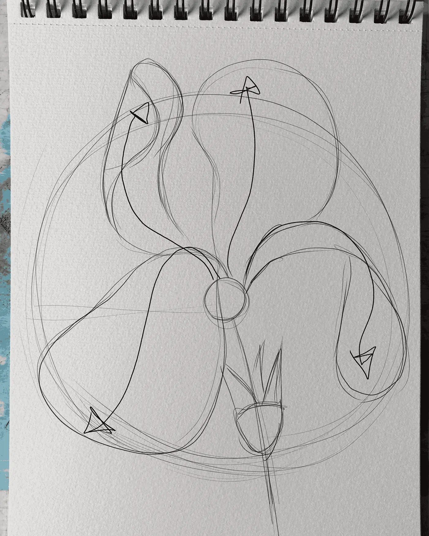 dessiner le croquis d’un iris