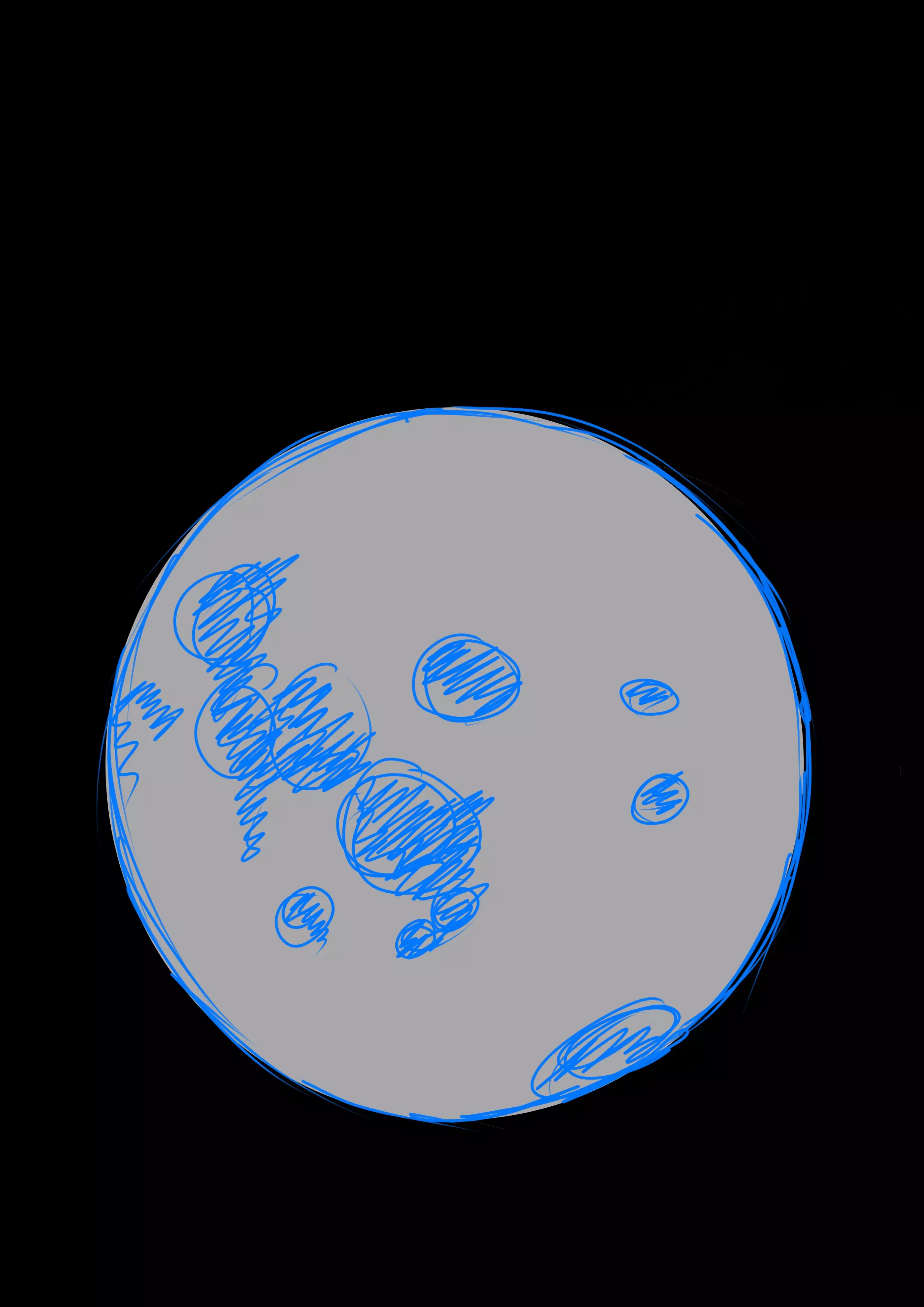 couleur de base de la lune