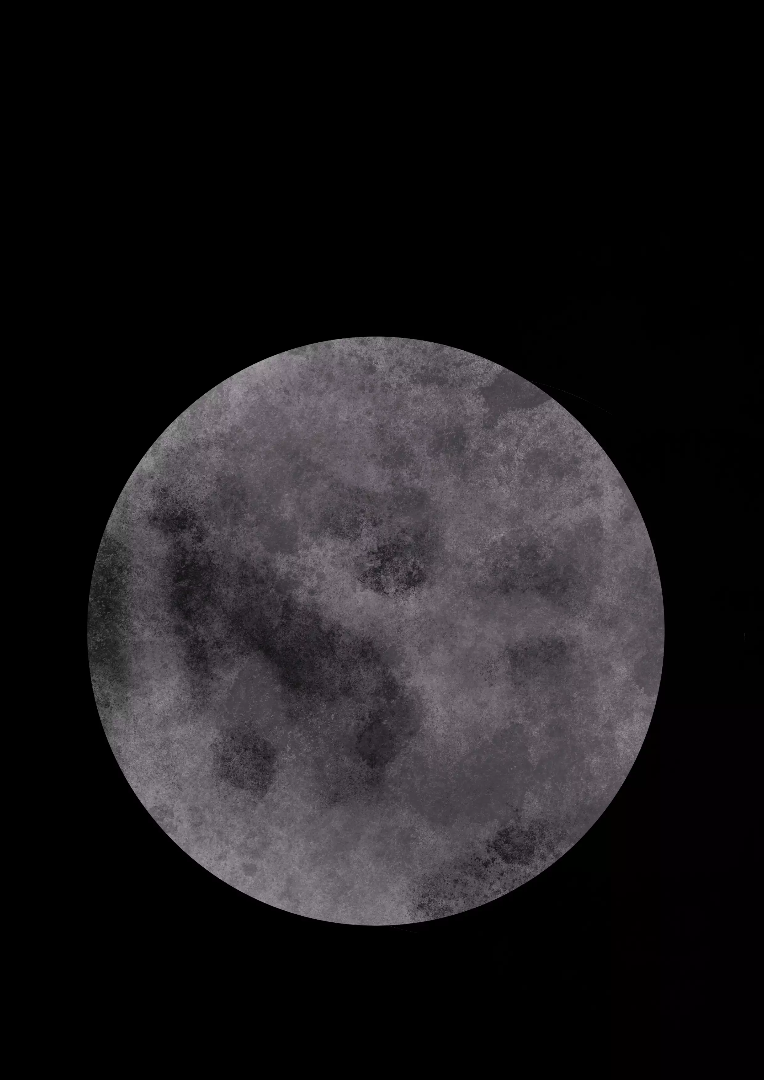dessin d’une lune