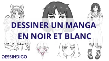 Dessiner un manga en noir et blanc