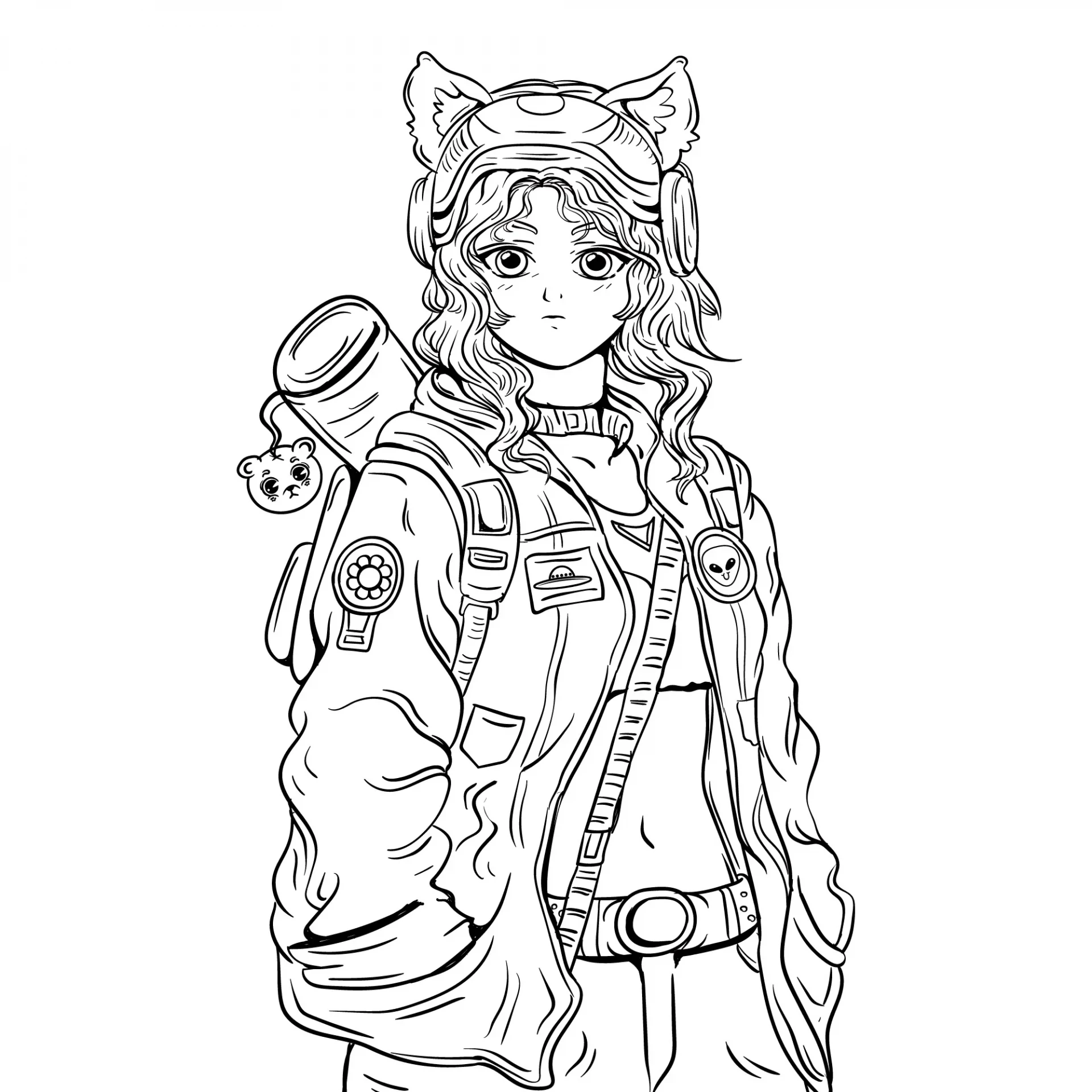 dessin d’un personnage manga