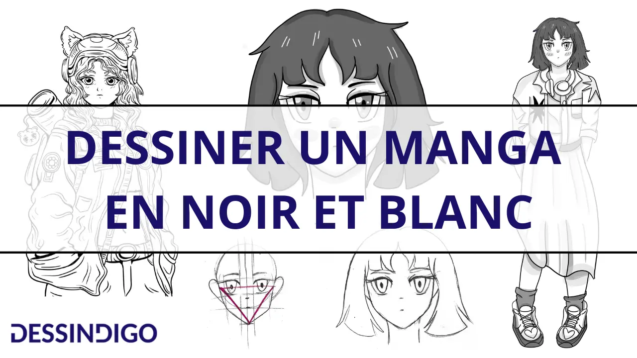Dessiner un manga en noir et blanc