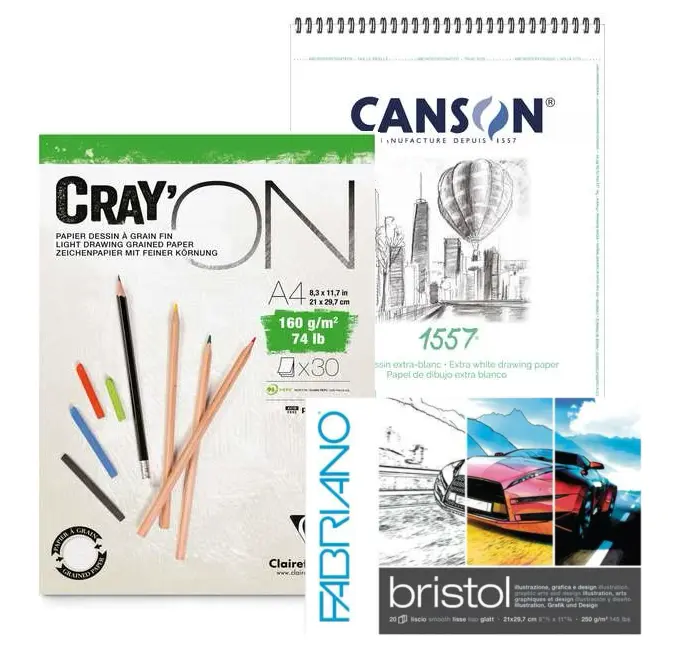 choisir son papier pour débuter le dessin au crayon