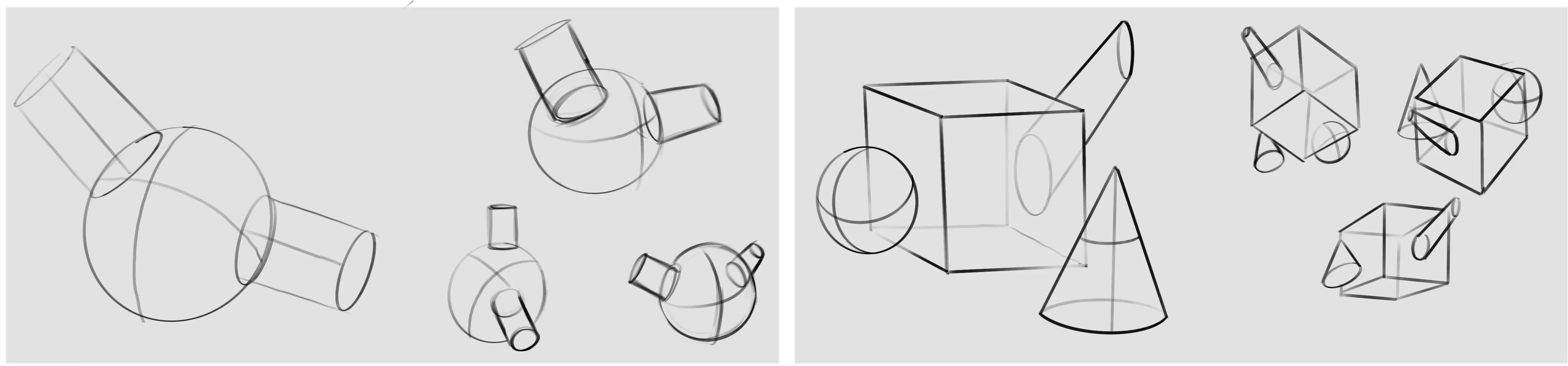 bien visualiser pour dessiner de mémoire