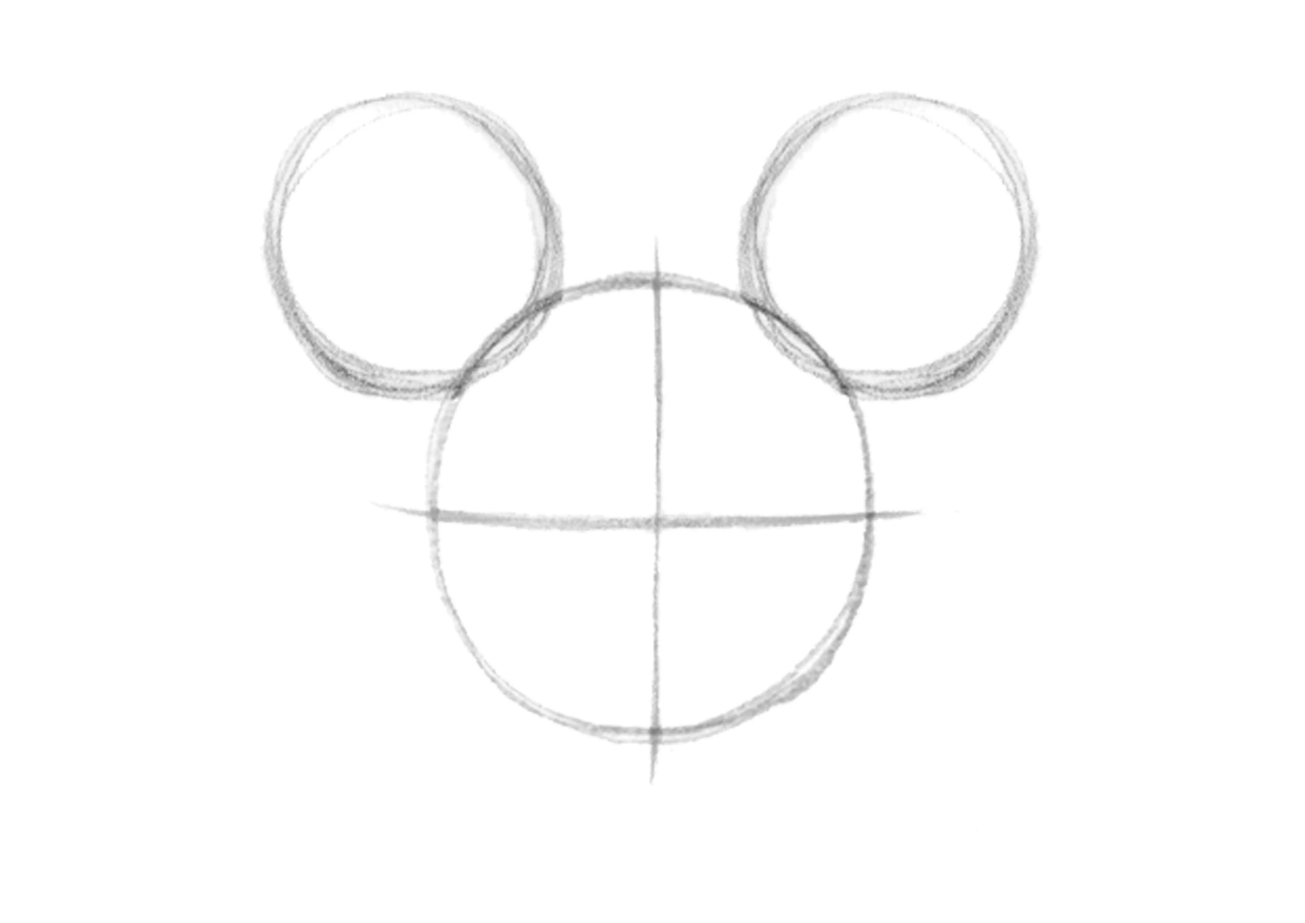 dessin des oreilles de mickey