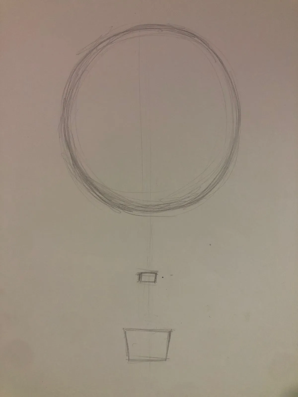 dessiner la base d’une montgolfière