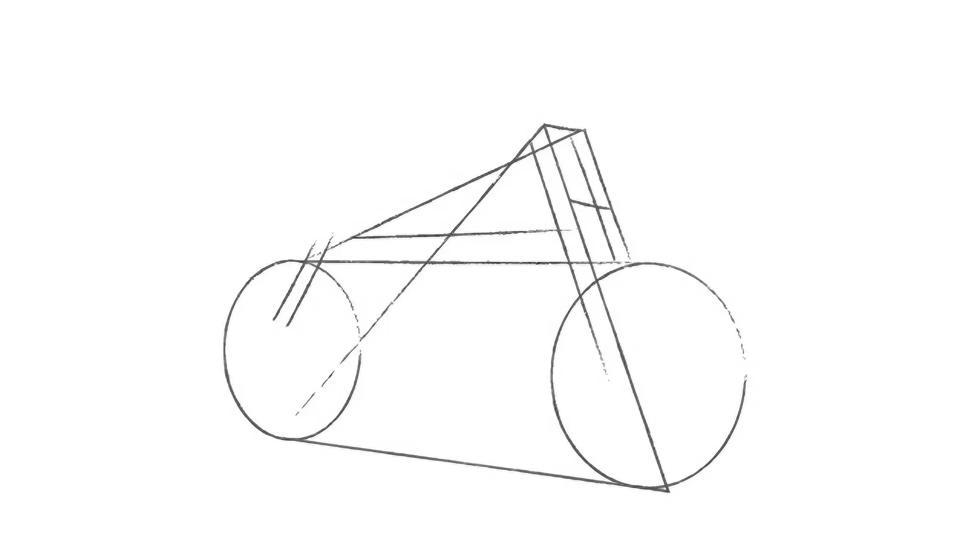 dessin des roues d’une moto