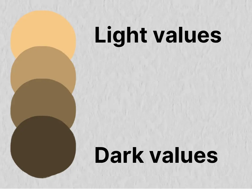 example of the value of a colour