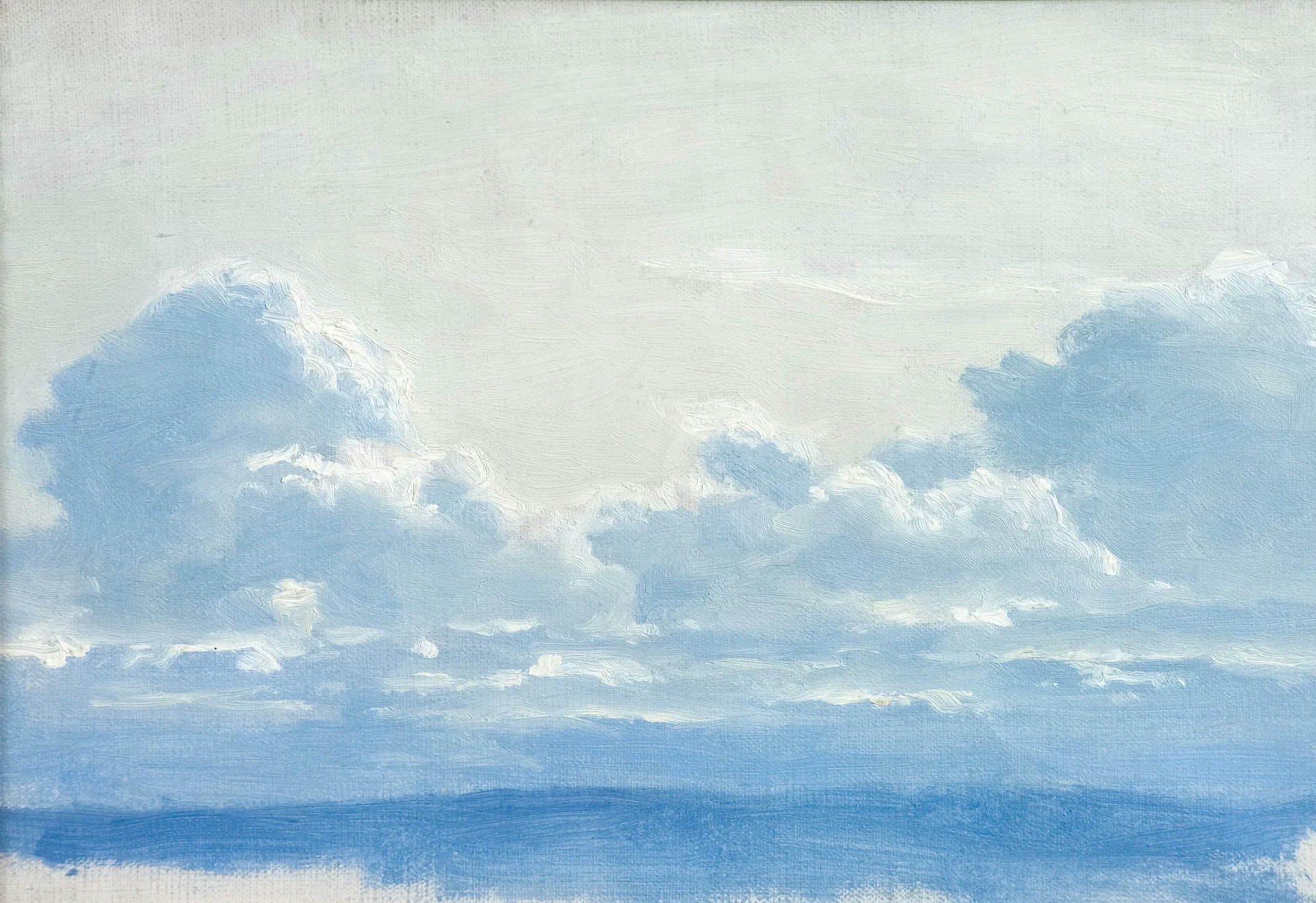 exemple d’une peinture de nuages
