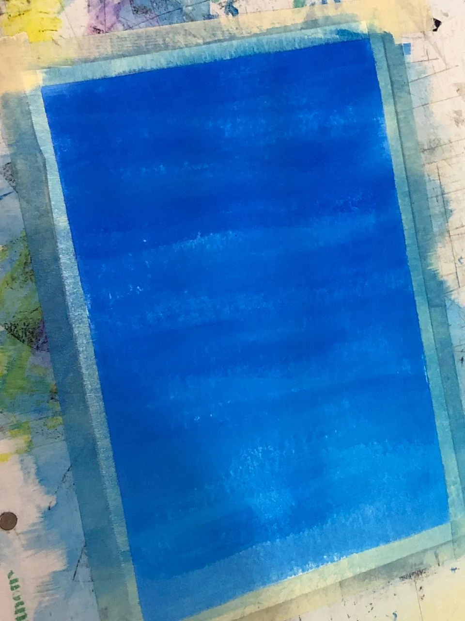 peindre le ciel à l’acrylique