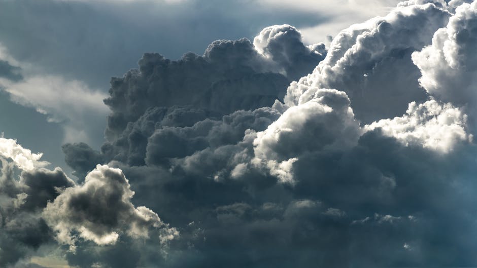 Photo d'un nuage concentré