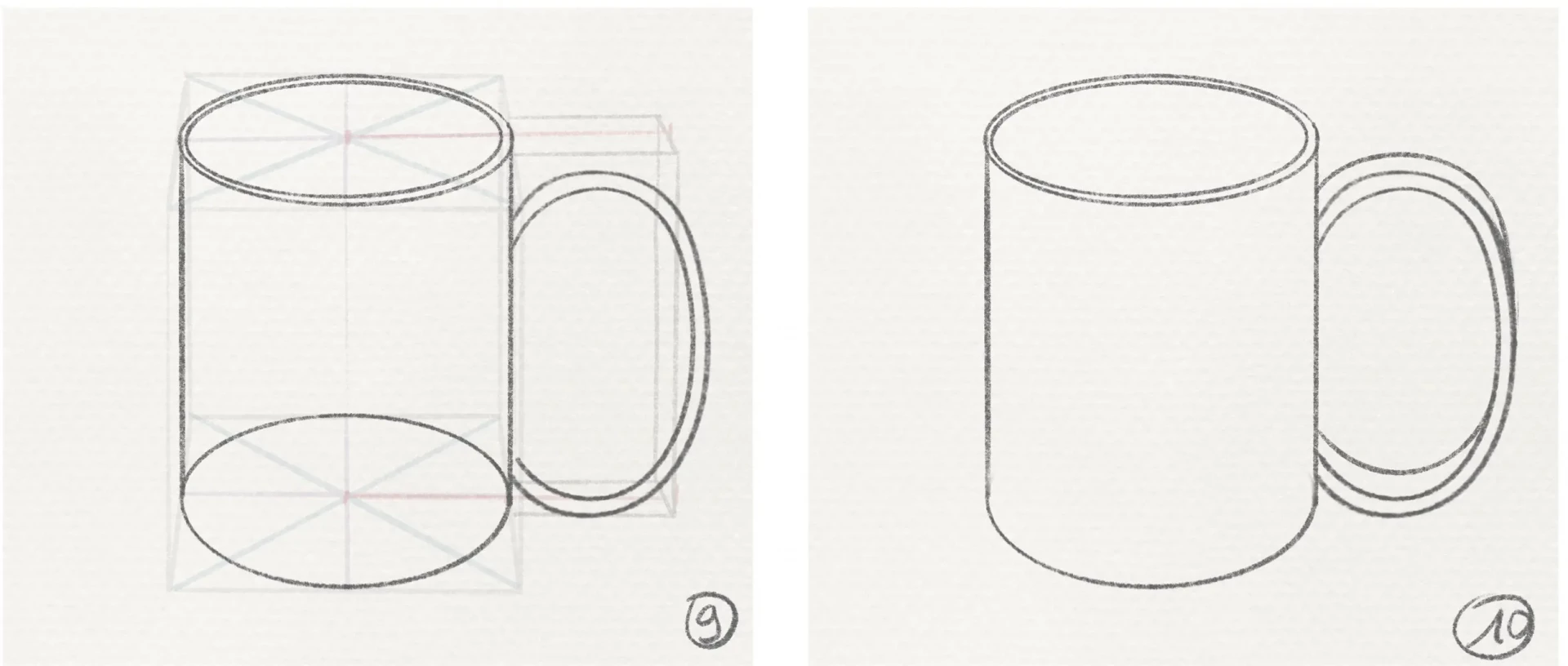 drawing of an object in perspective