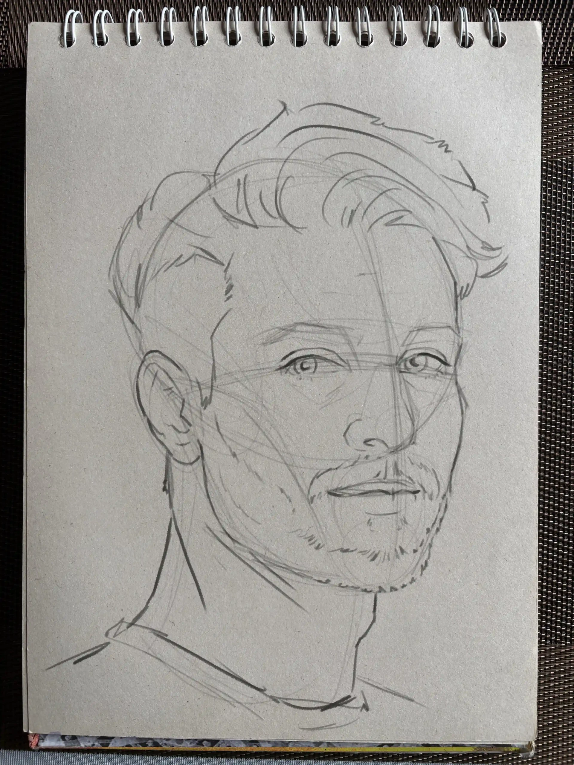 dessiner le croquis d’un visage