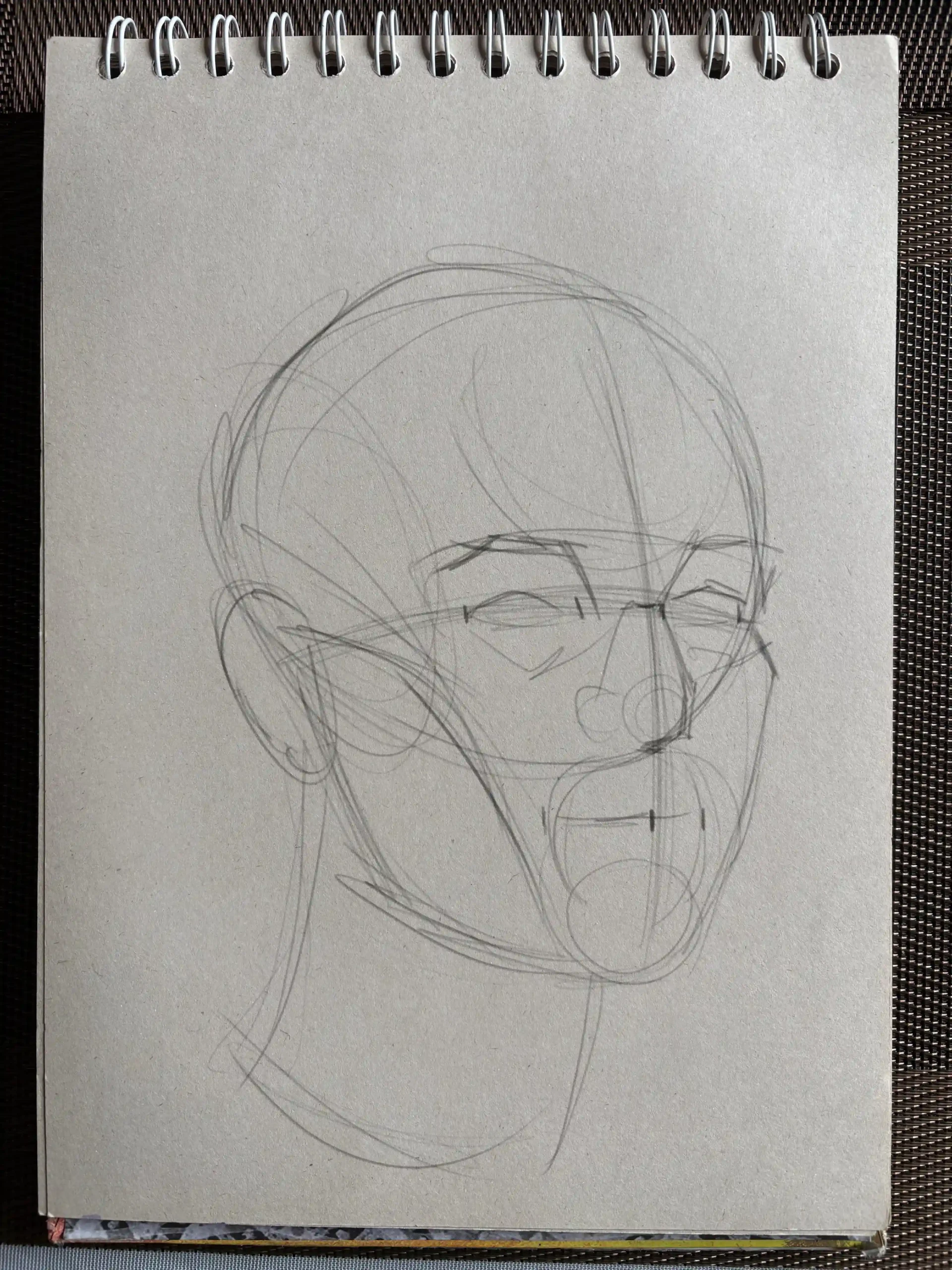 dessiner les principaux traits d’un visage