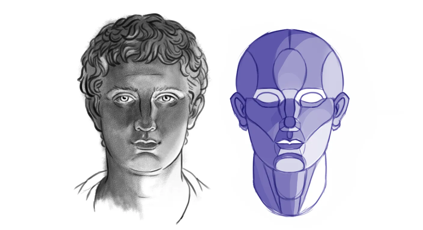 lumière diagonale latérale inférieure sur le visage