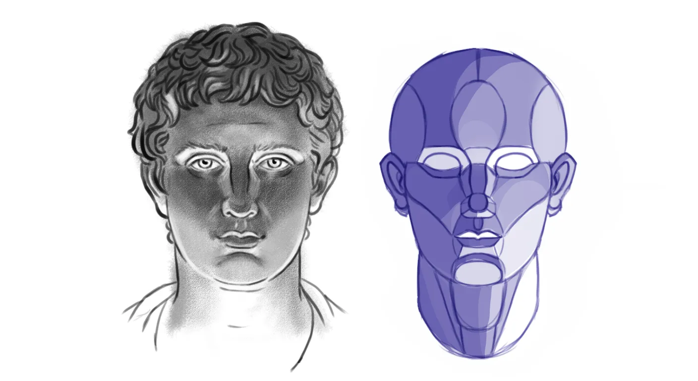 lumière inférieure sur le visage