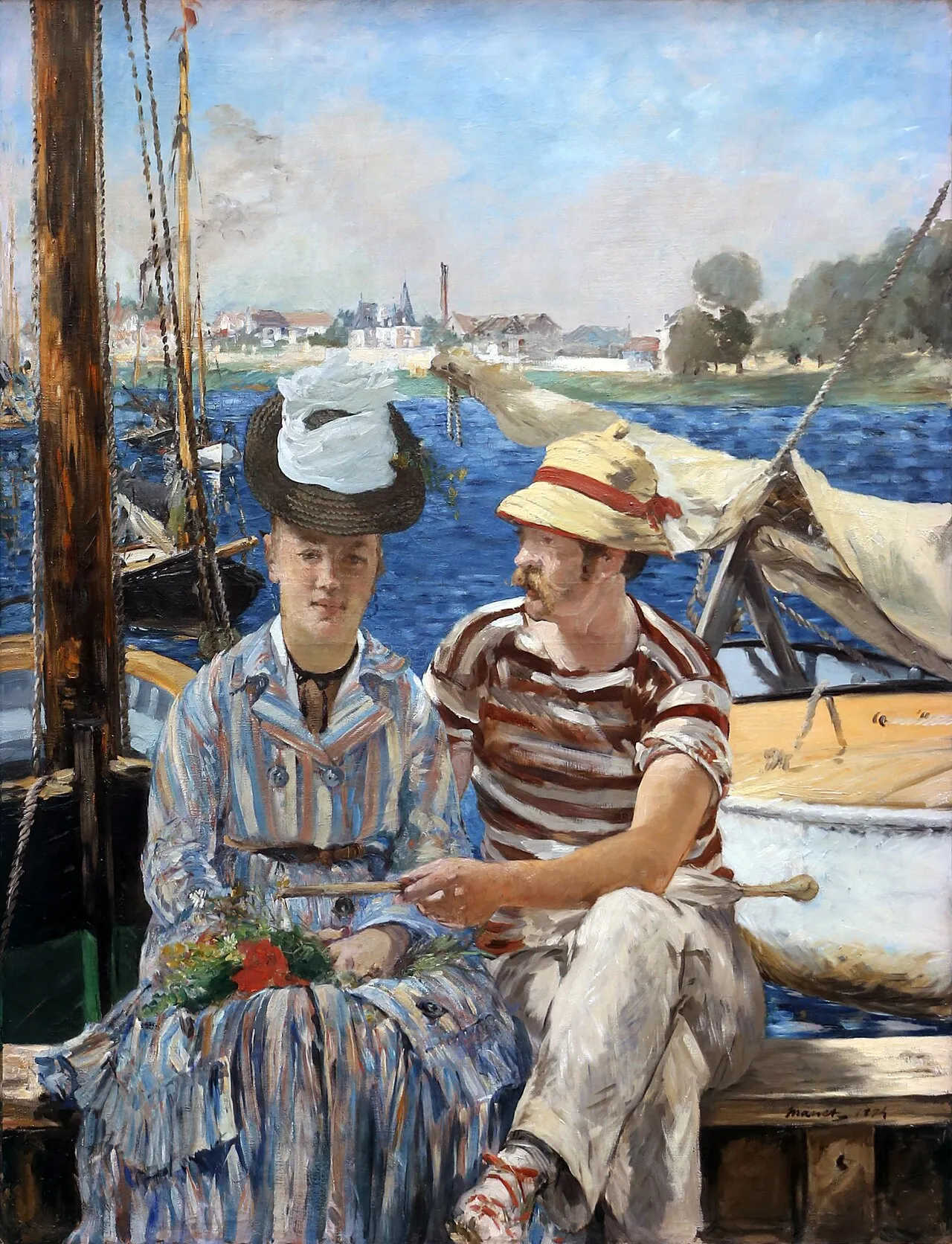 Peinture Argenteuil d’Édouard Manet 