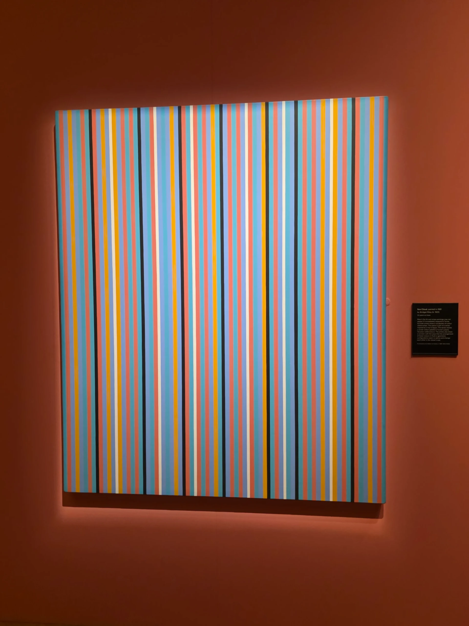 Sea Cloud de Bridget Riley, œuvre emblématique de l’Op Art