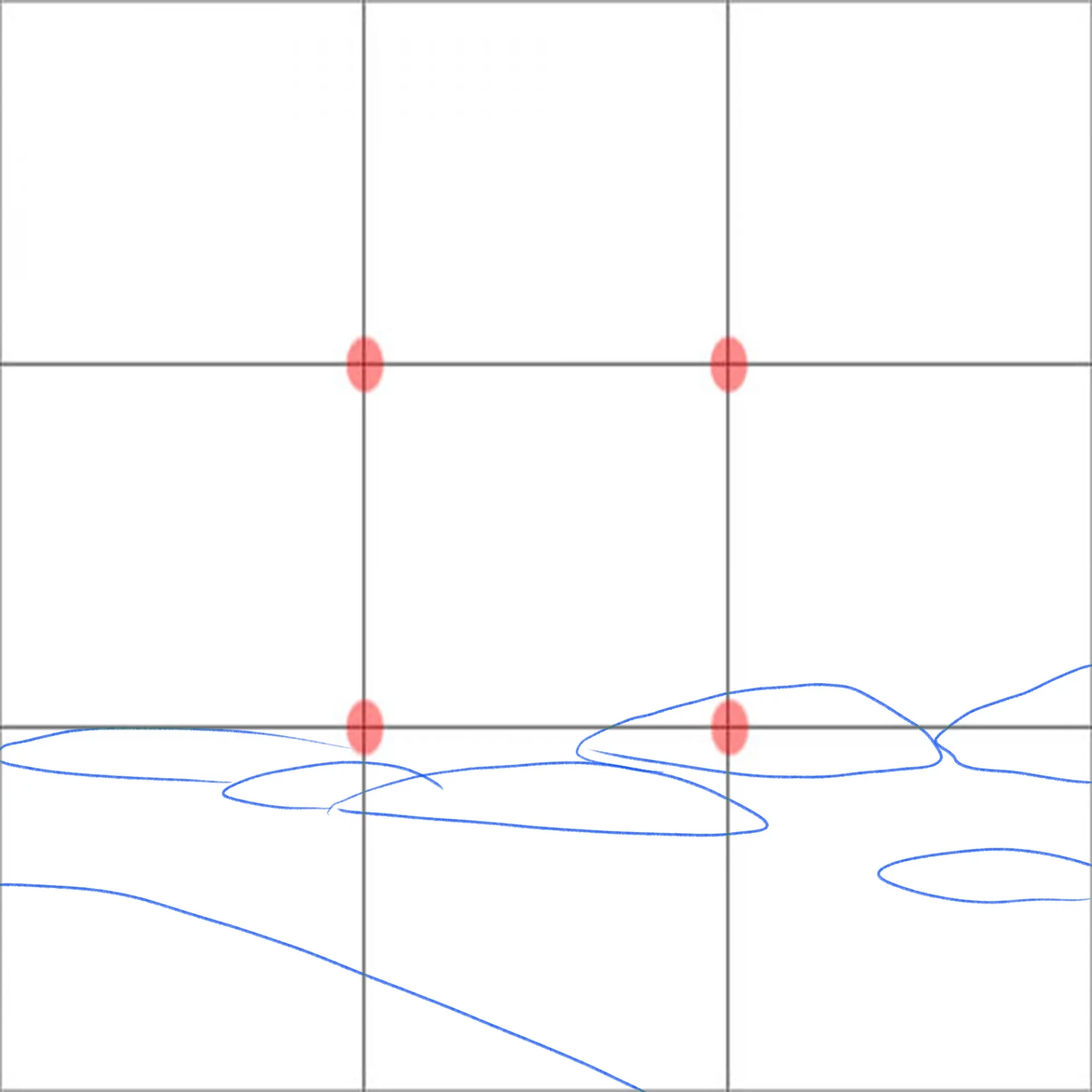 dessiner la base d’un paysage orageux