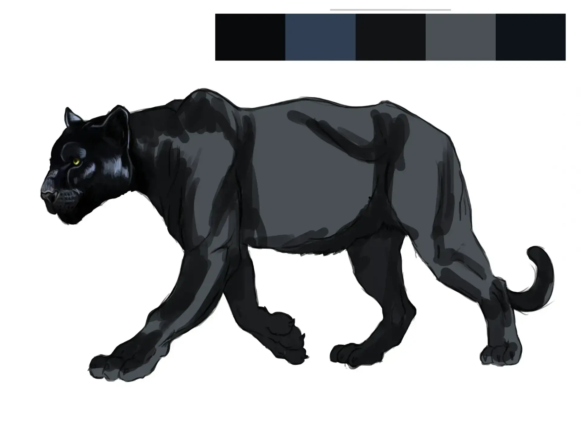 draw the gaze of a panther