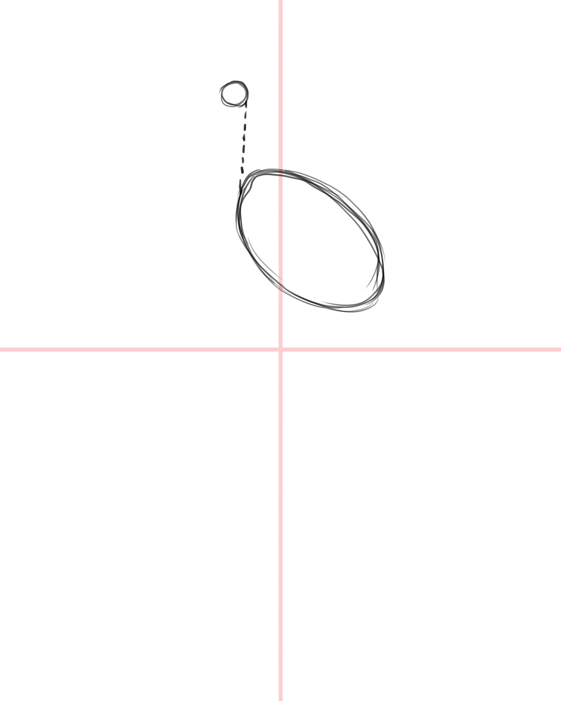 dessiner le corps d’un paon