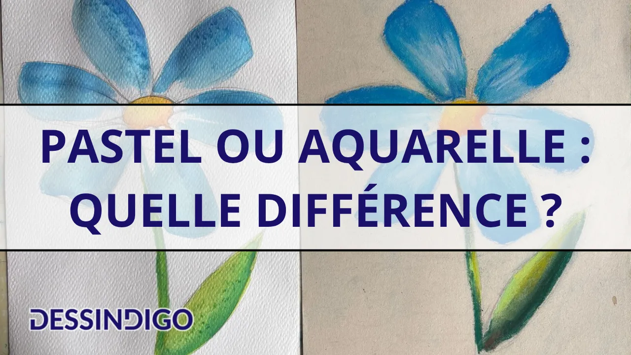 Pastel ou aquarelle : quelle différence ?