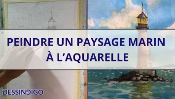 Peindre un paysage marin à l’aquarelle