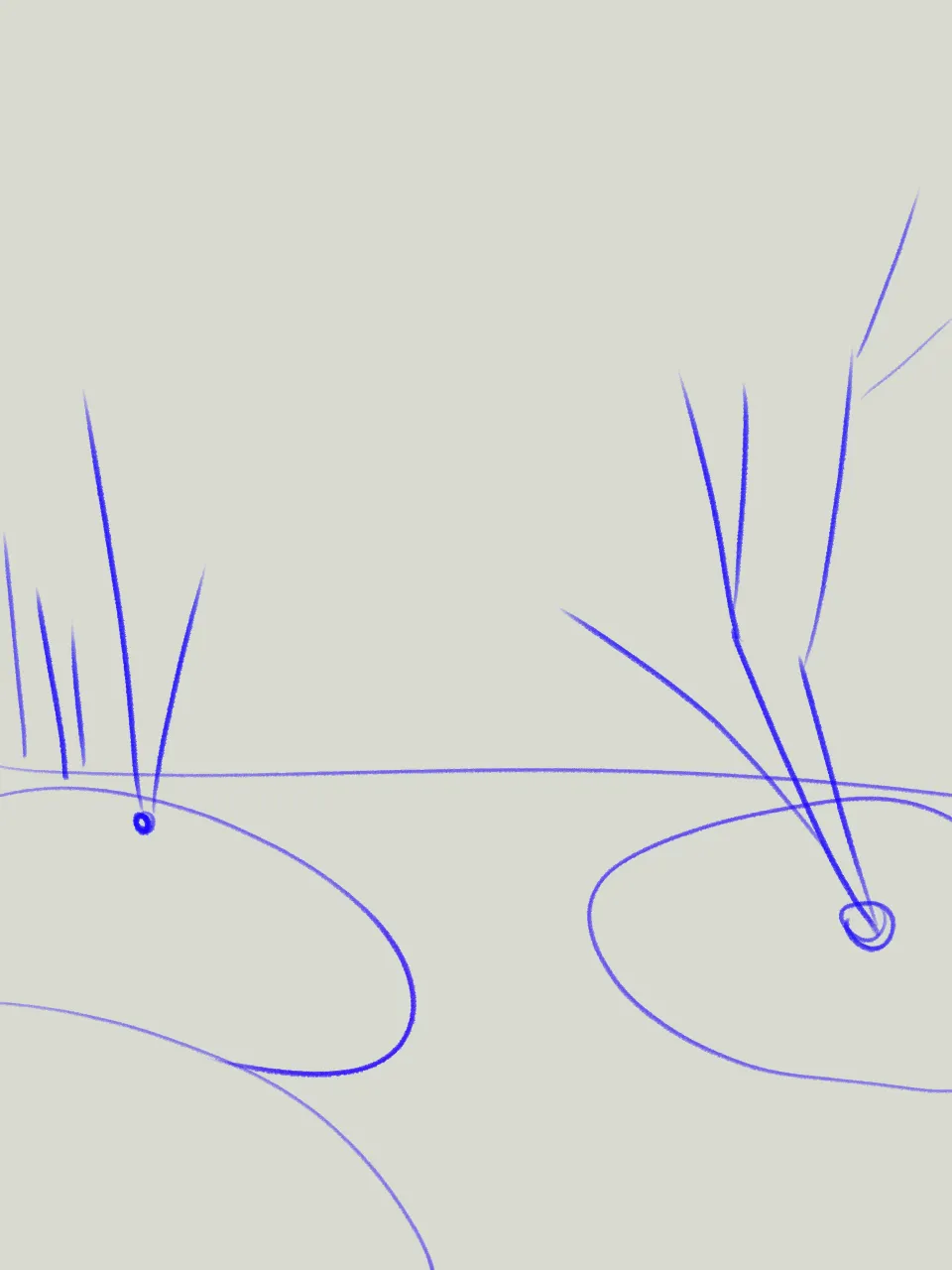 dessiner la structure d’un paysage au stylo