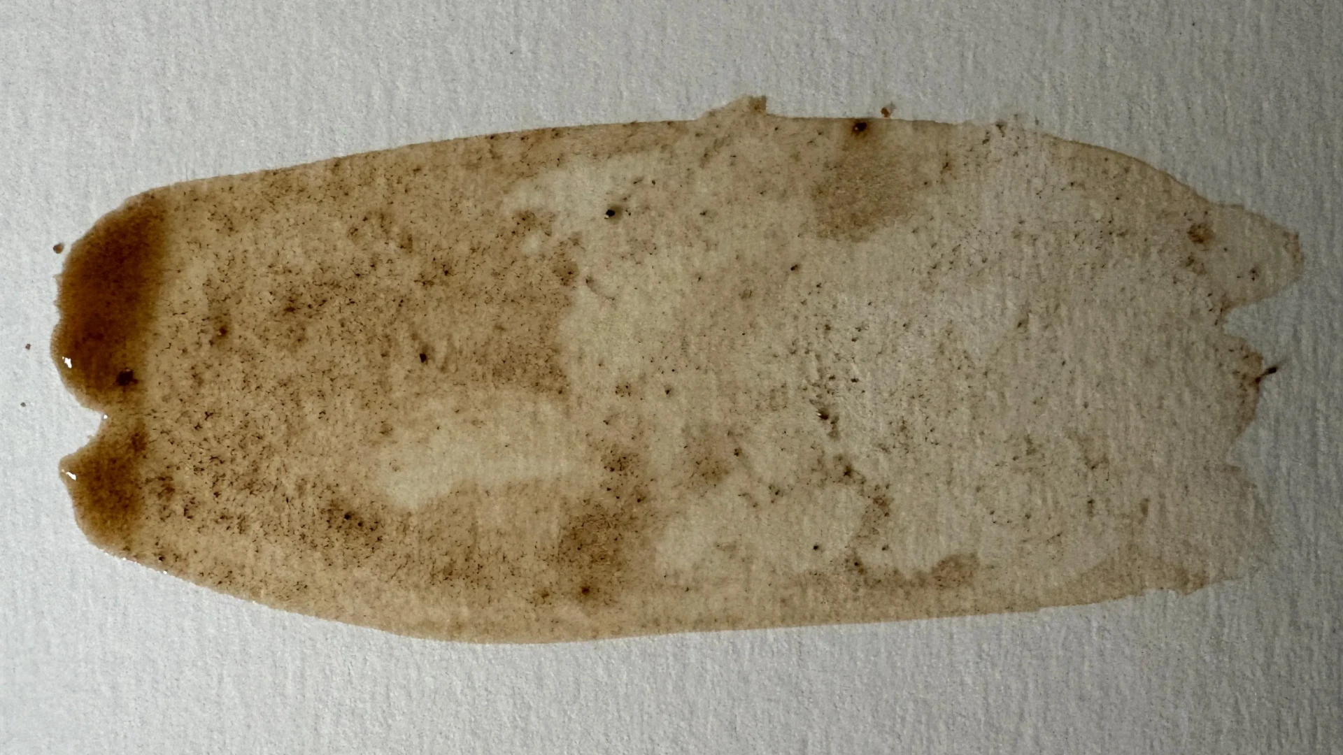 peindre un dégradé avec du café