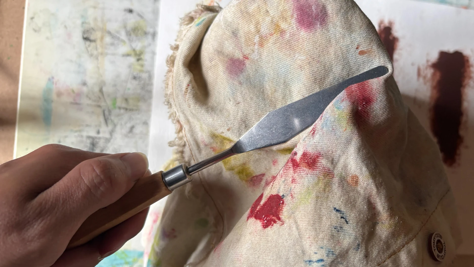 bien entretenir son couteau à peindre