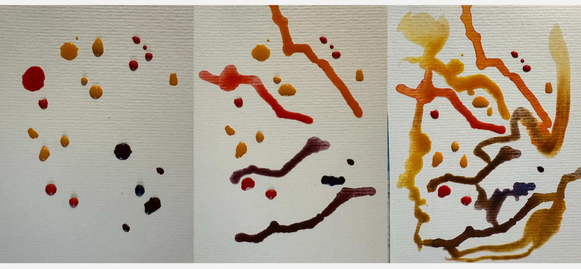 laisser la peinture guider le geste