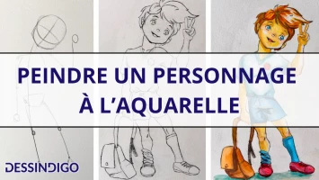 Peindre un personnage à l’aquarelle