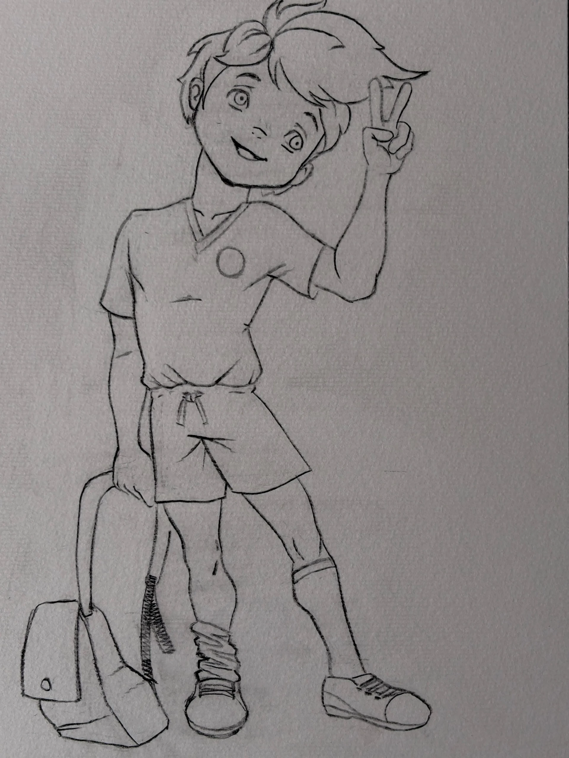 encrer son dessin de personnage 