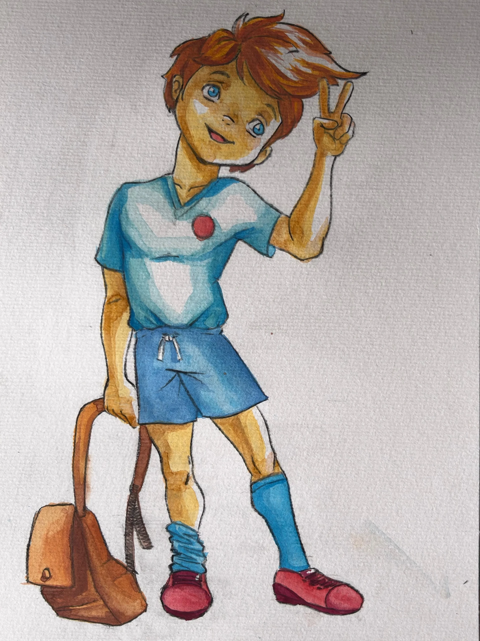 peindre les détails d’un personnage à l’aquarelle