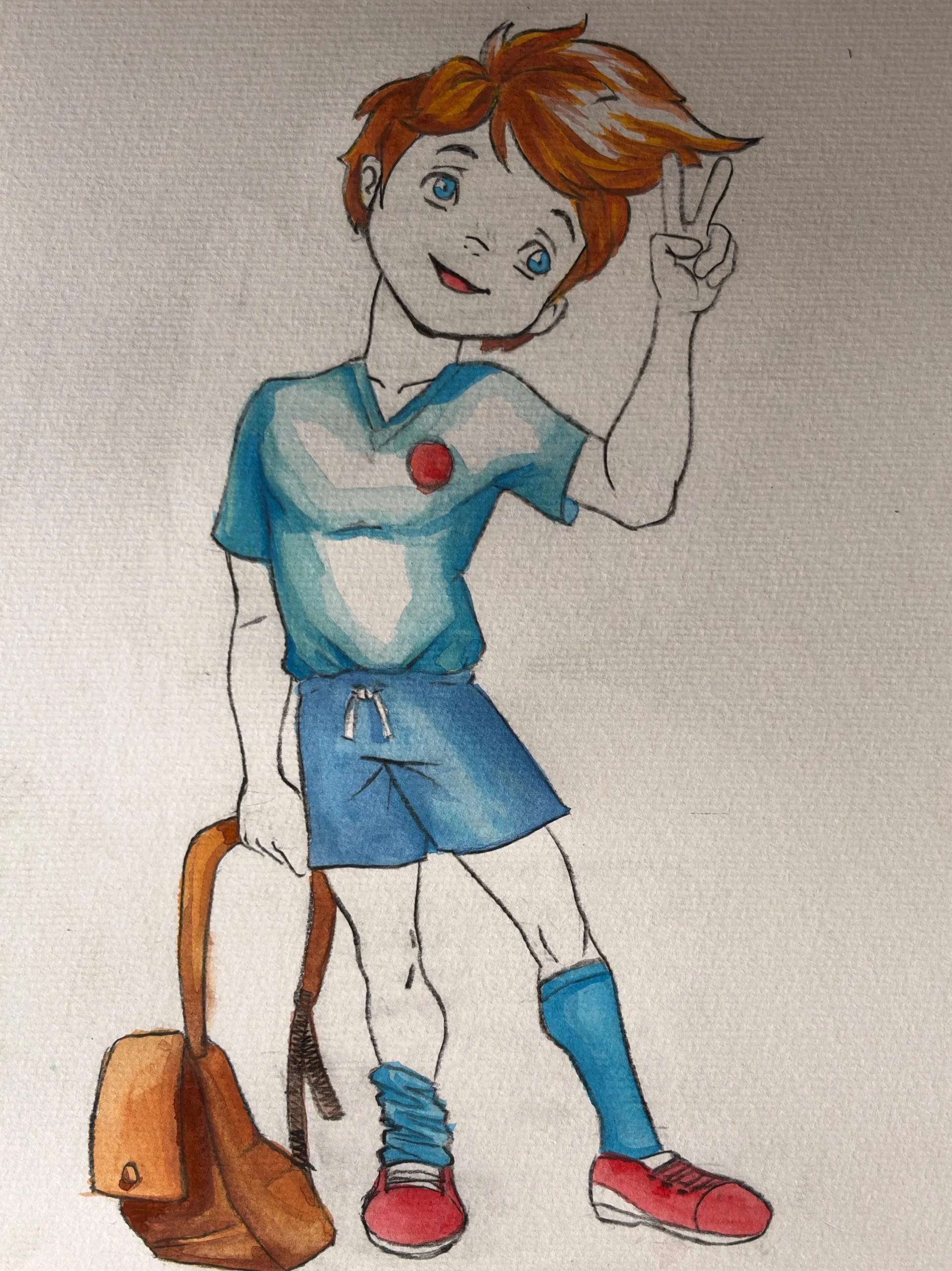 peindre les ombres d’un personnage à l’aquarelle
