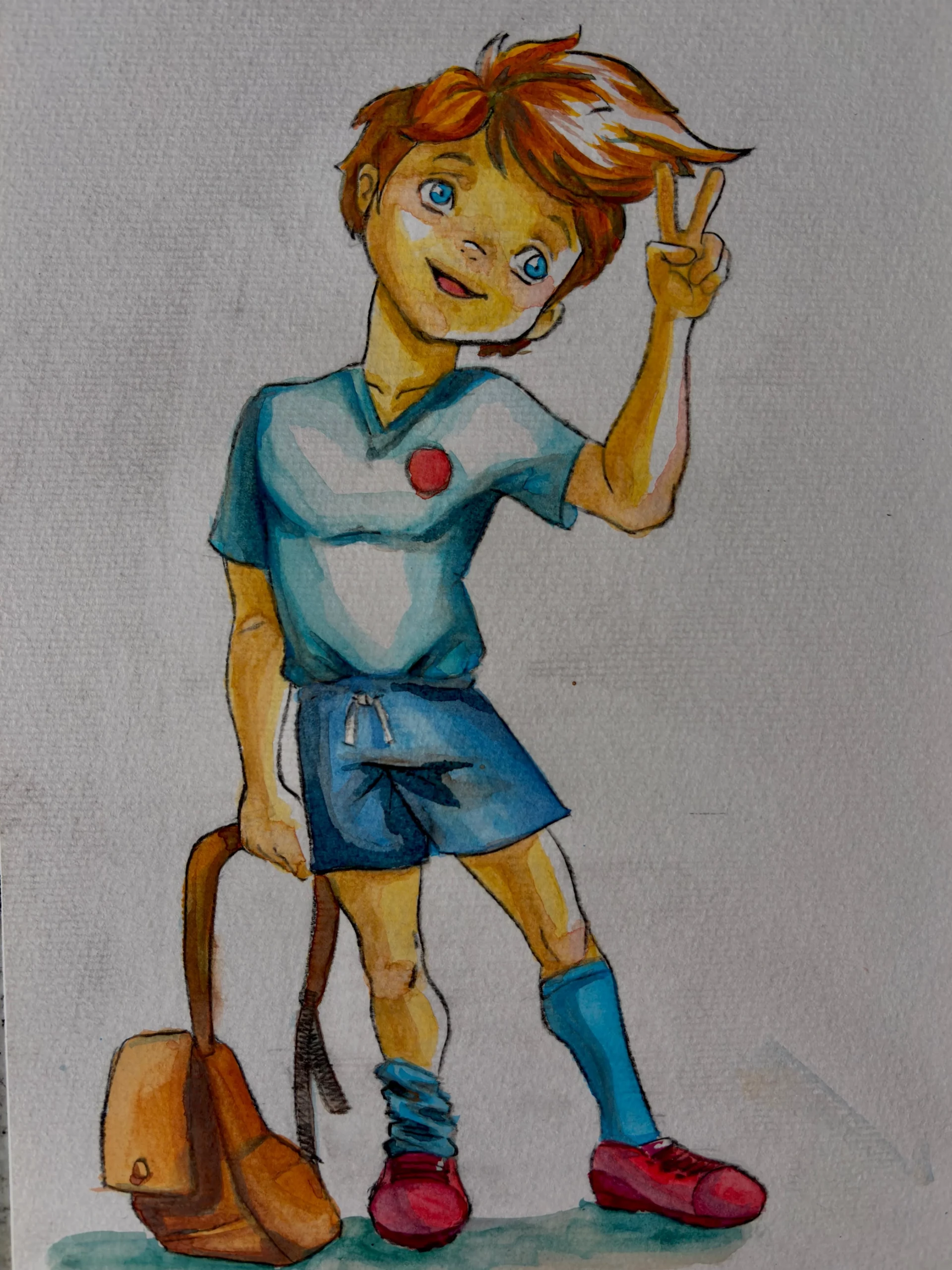 peindre un personnage à l’aquarelle