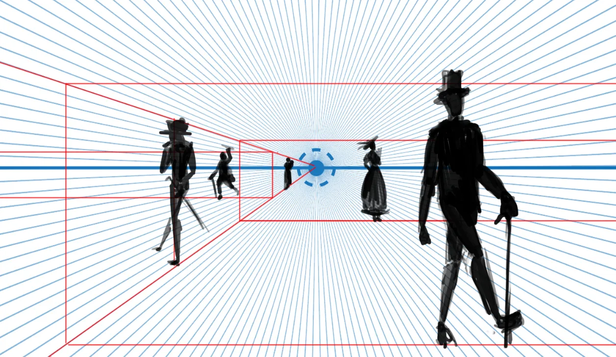 dessiner des personnages en perspective frontale