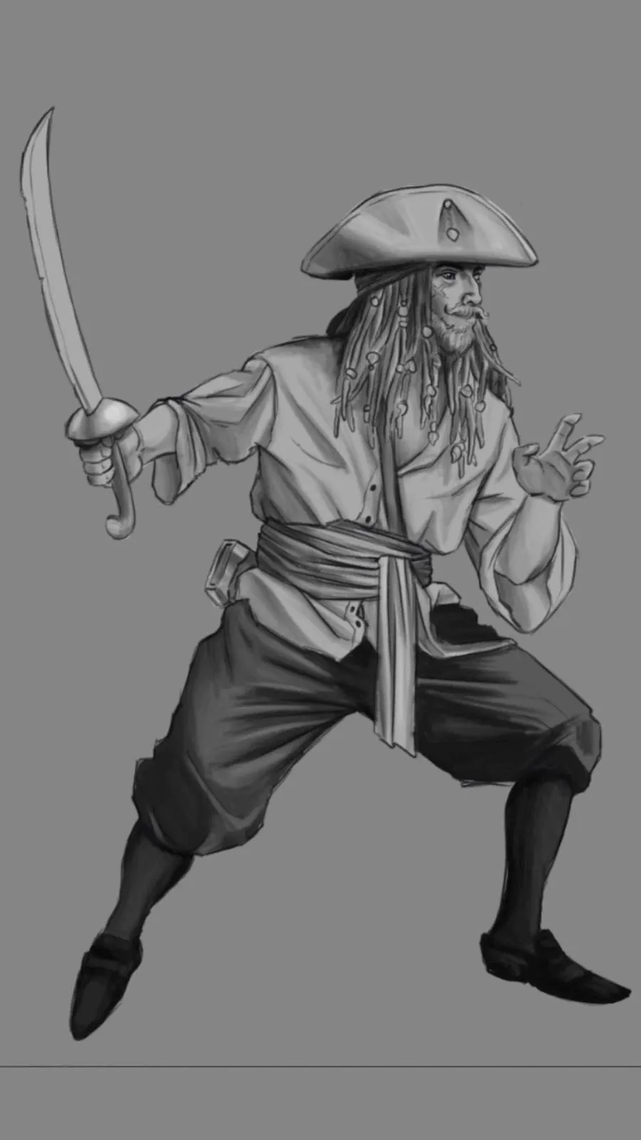 dessiner le chapeau d’un pirate
