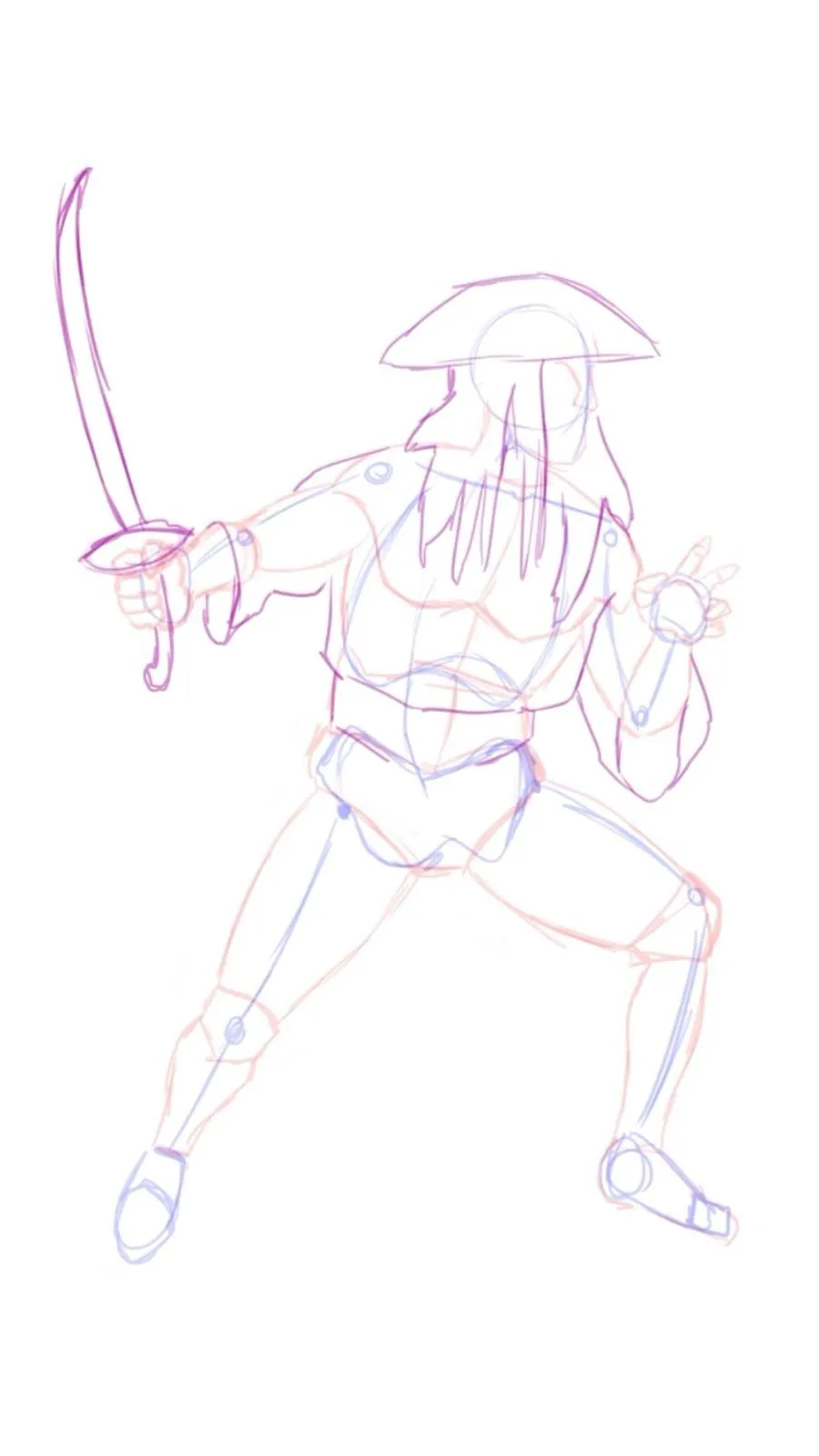 dessiner la chemise d’un pirate