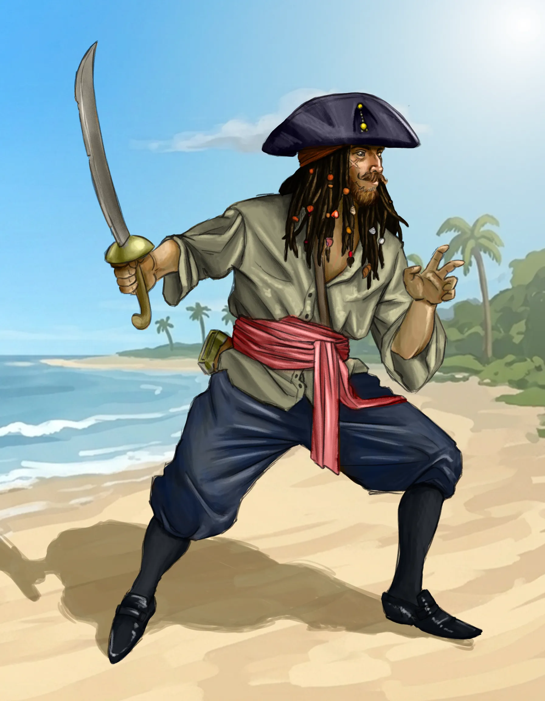 dessin de pirate