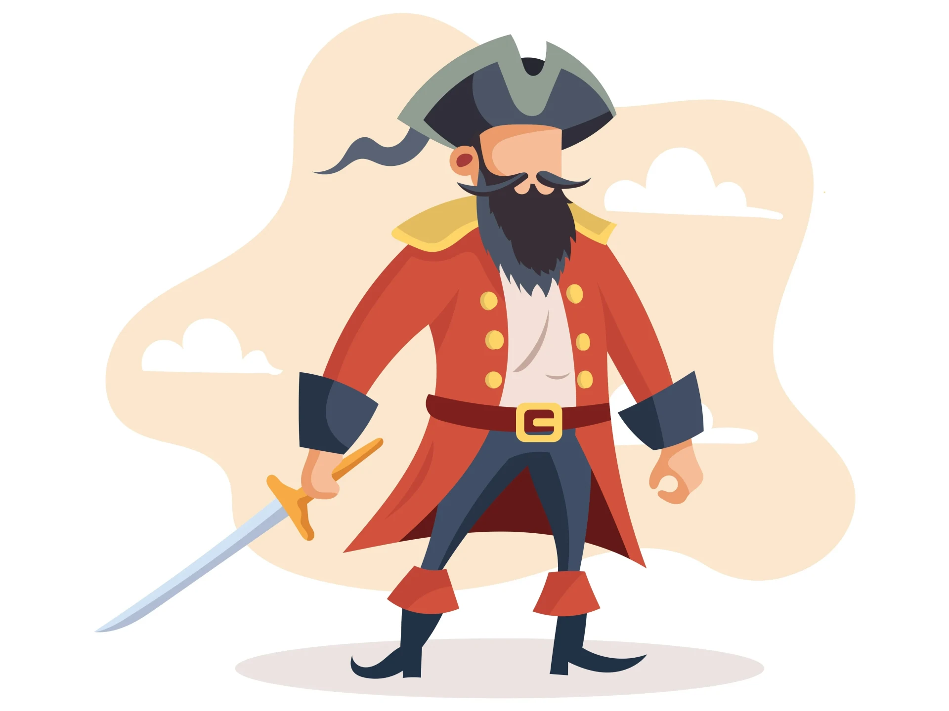illustration d’un pirate