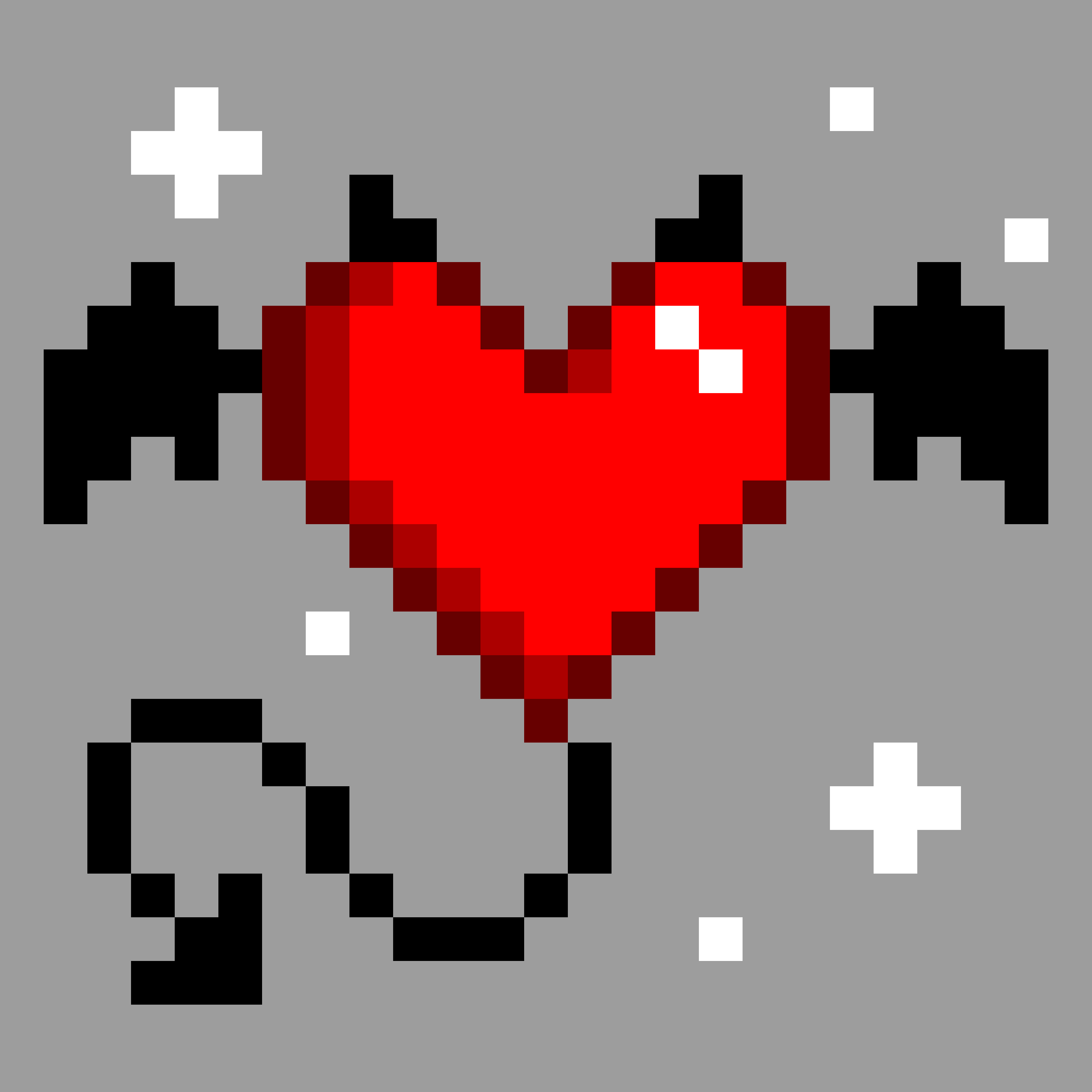 dessiner un coeur en pixel art