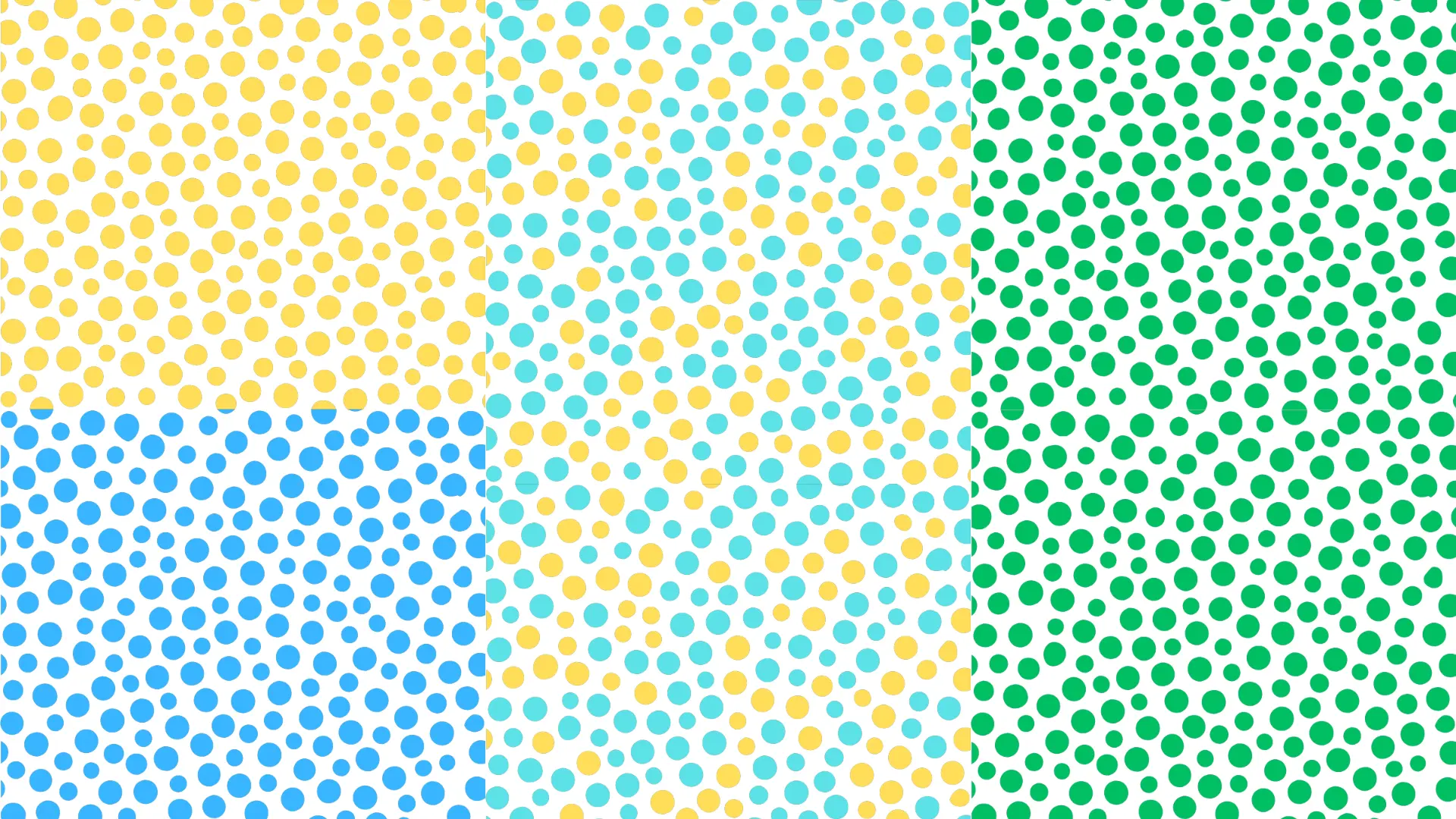 le mélange des couleurs pour la technique du pointillisme