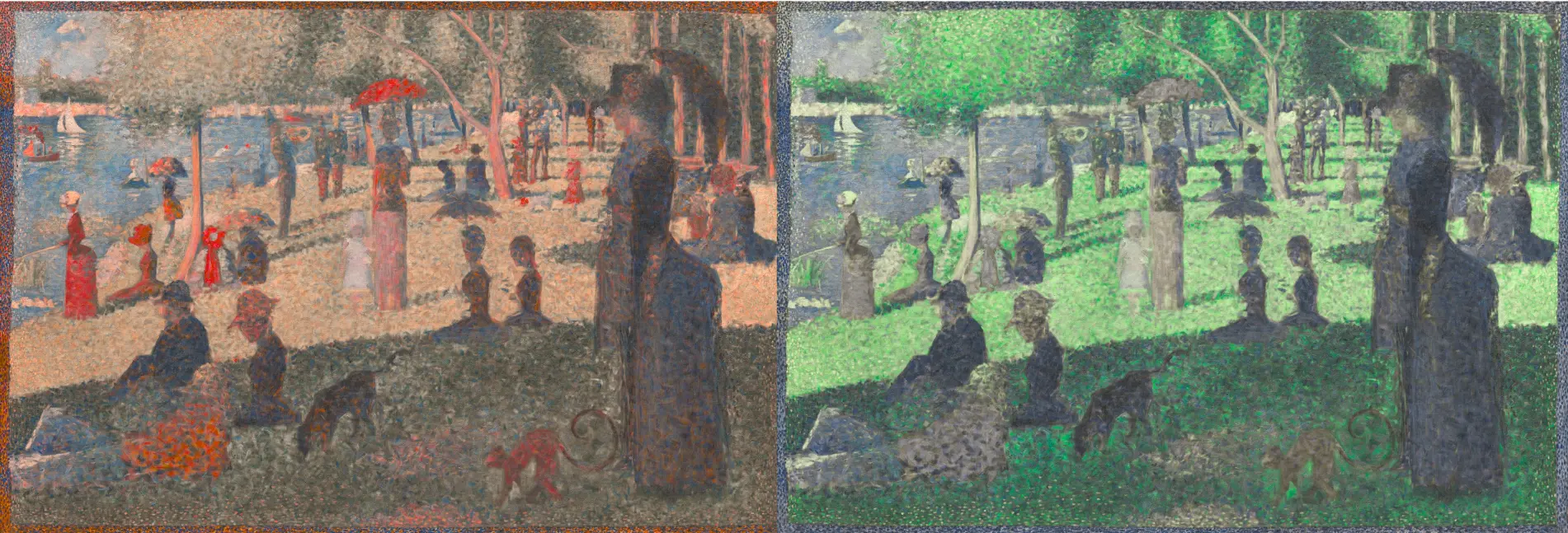 la théorie des couleurs appliquée au dessin en pointillisme