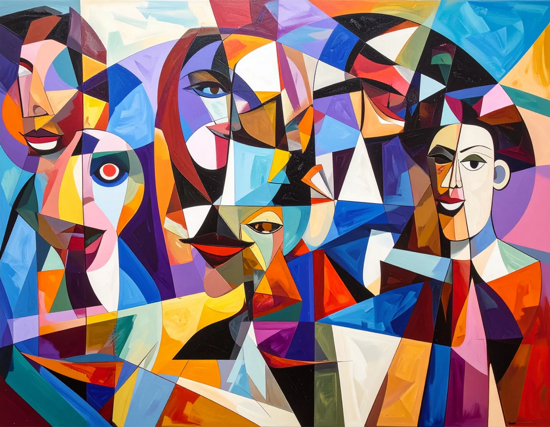 les principes du cubisme appliqués au portrait