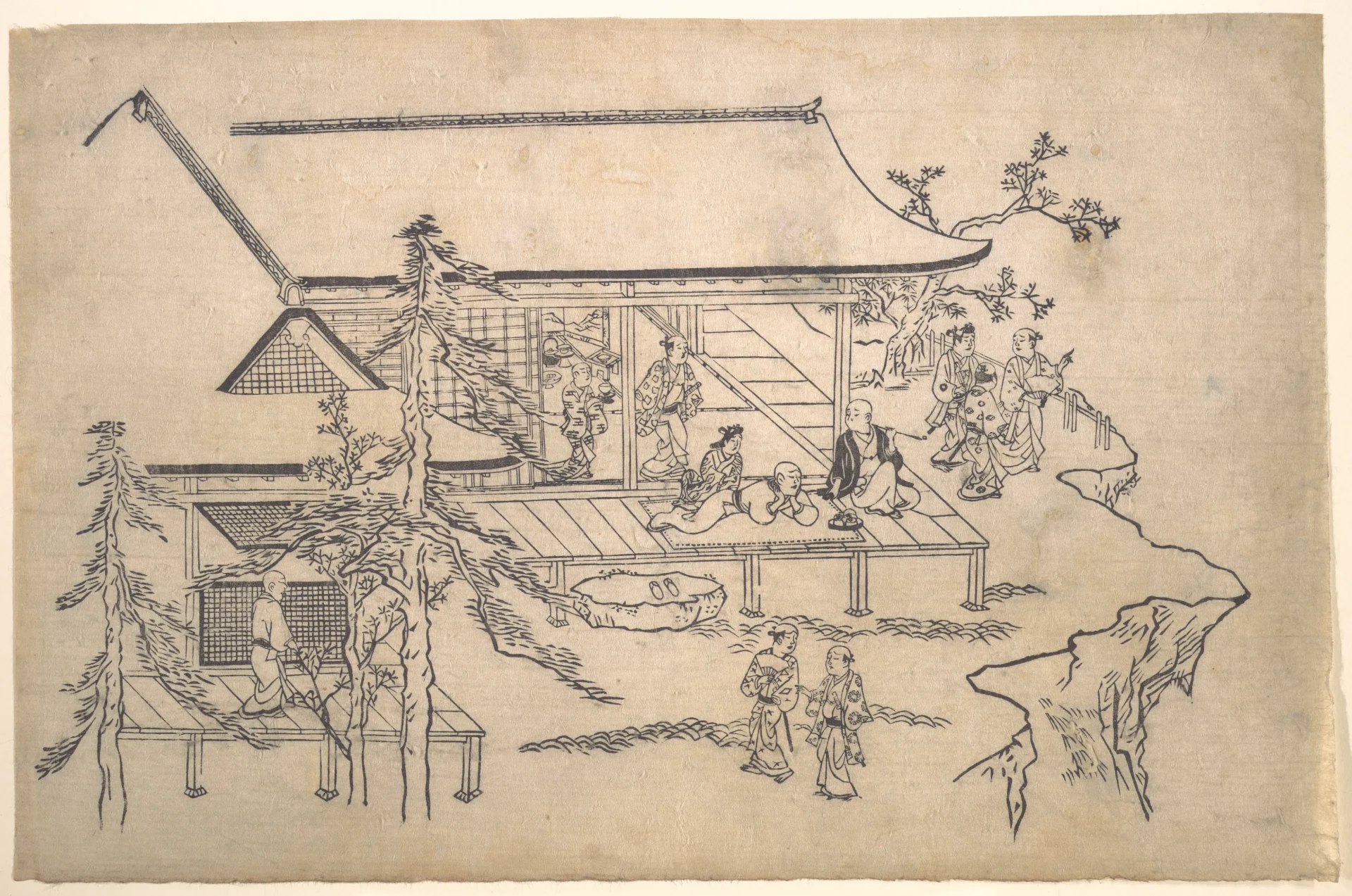 example of a Chinese ink drawing