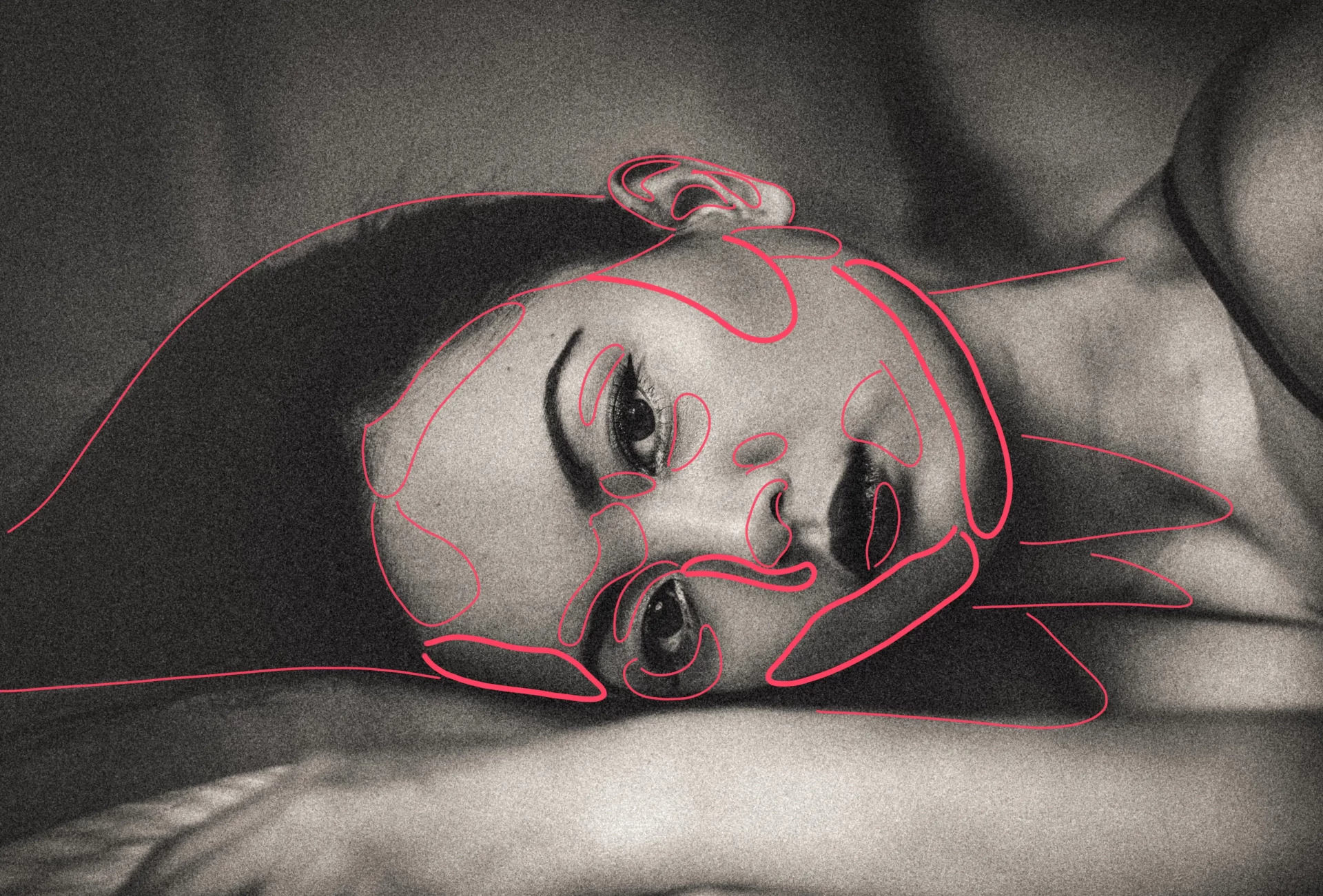 the guidelines to draw a portrait in India ink