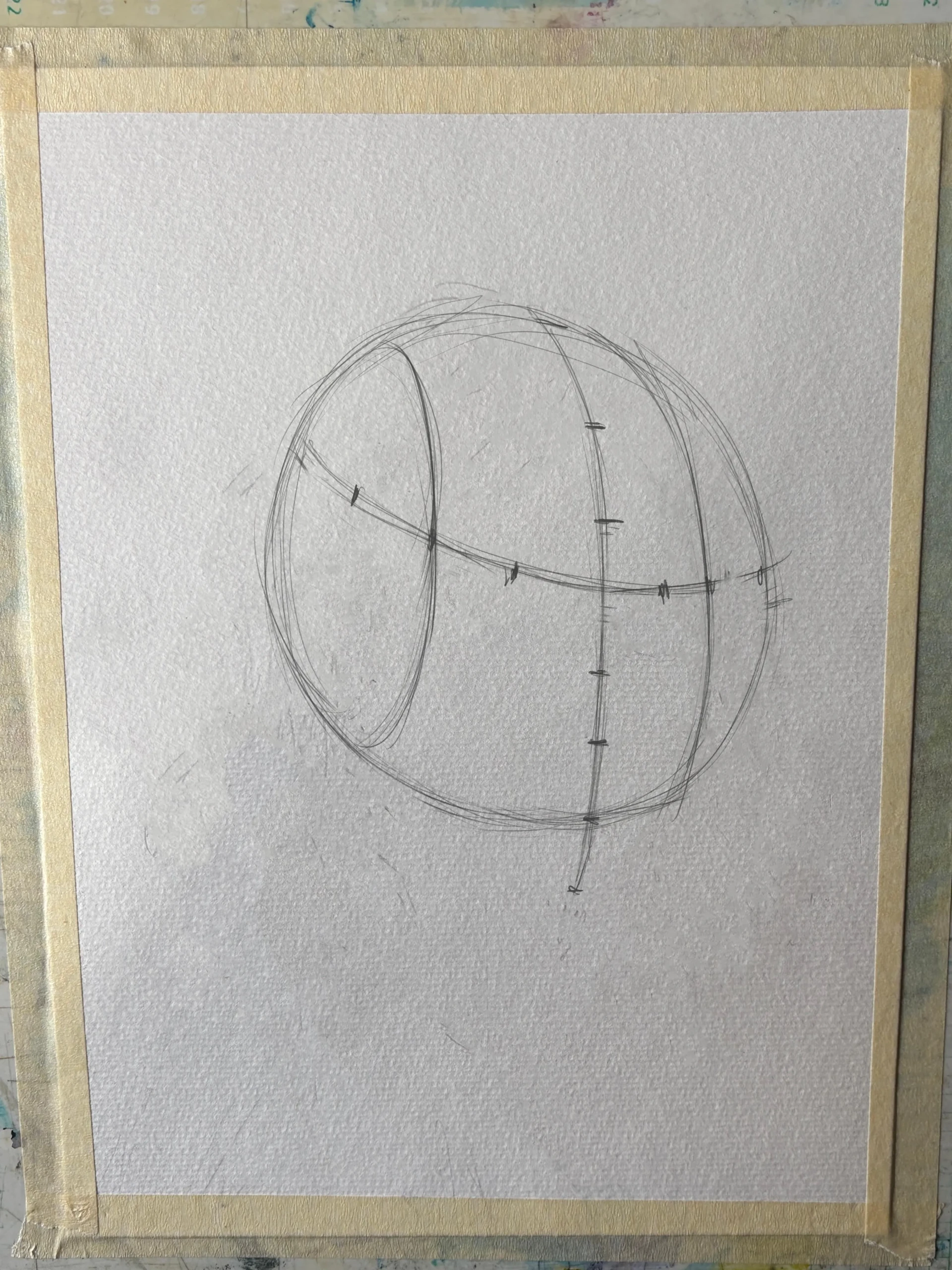 dessiner la structure d’un portrait de femme